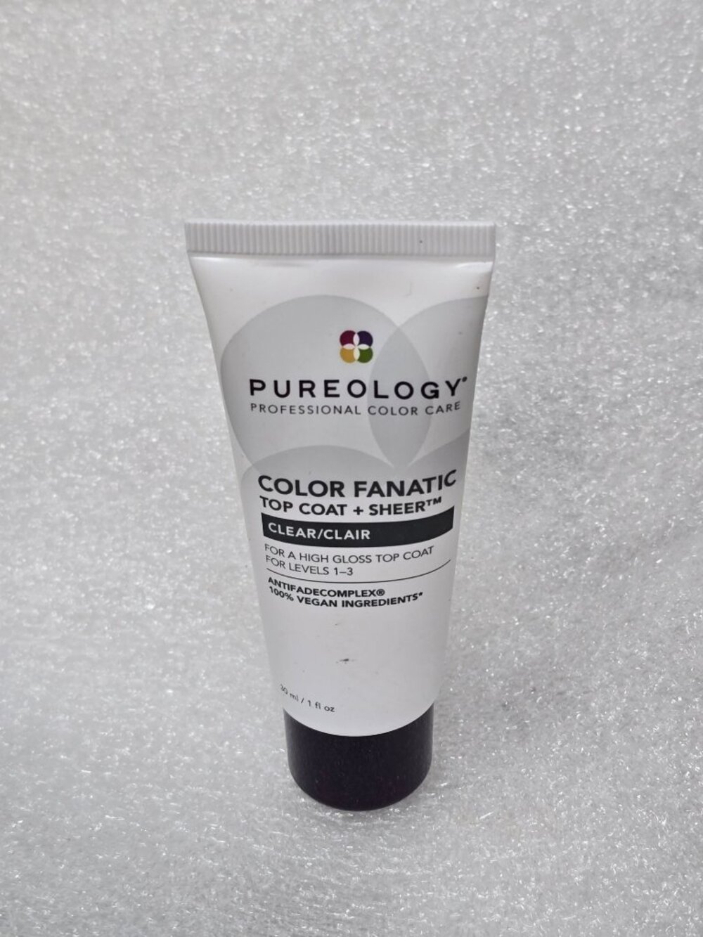 Pureology Color Fanatic Top Coat + Sheer Clear High-Gloss Finish 1oz Travel Size
